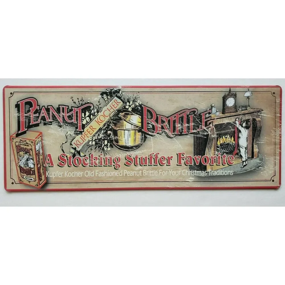Kupfer Kocker Peanut Brittle Ohio Wholesale‎ Inc.16 x 6Rustic Metal Signs 42661